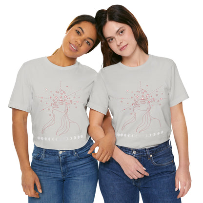 Mystical Imagination Tee: Moon Phases, Witchy Style