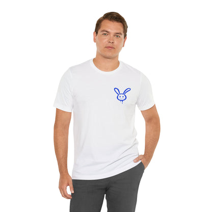Lucky Bunny Graffiti T-Shirt: Edgy Streetwear, Mental Health Awareness