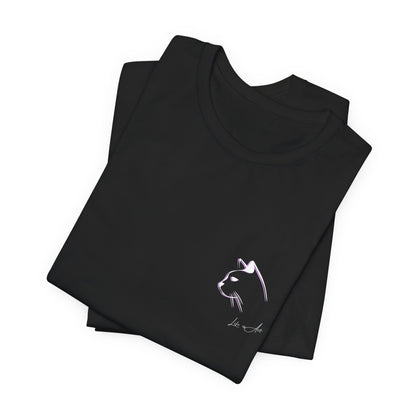 Life Is Art Cat T-Shirt: Happy Accidents Design