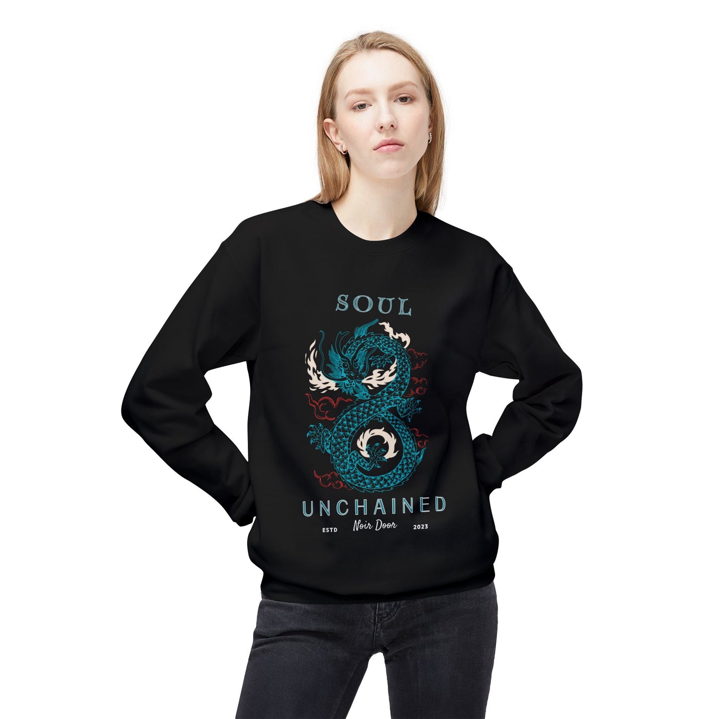 Dragon Graphic Sweatshirt: Soul Unchained Edgy Streetwear