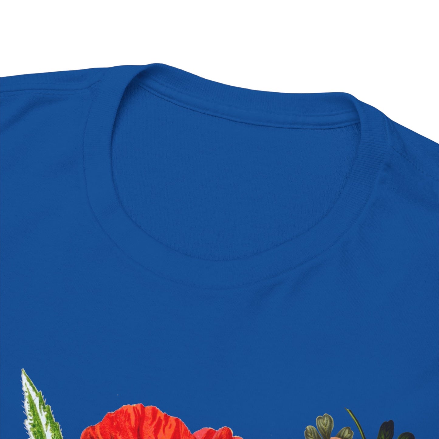 Floral Bloom Graphic Tee: Vibrant Botanical Rose Shirt