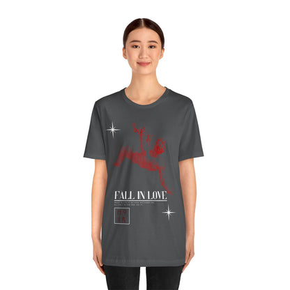 Gothic Skater Tee: Greek Statue, Fall In Love - USA Made
