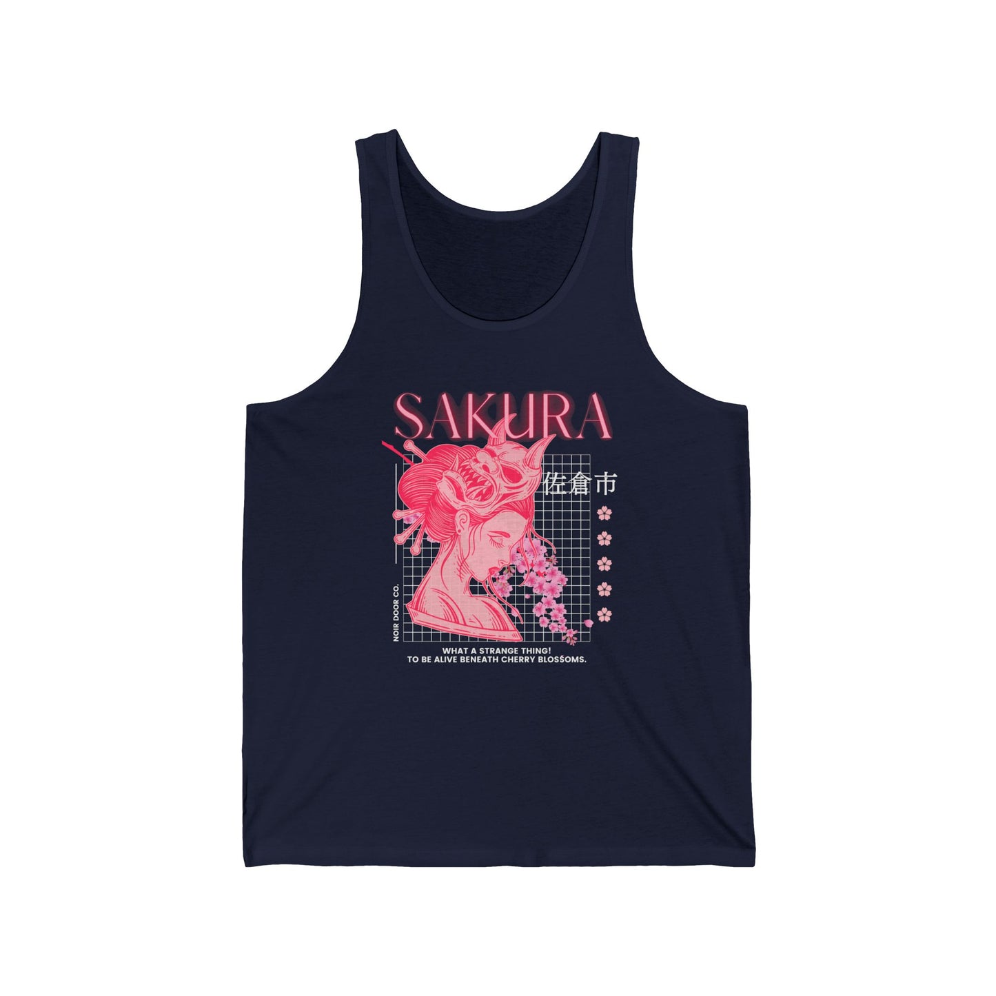 Cherry Blossom Tank Top: Japanese Pastel Goth Fashion