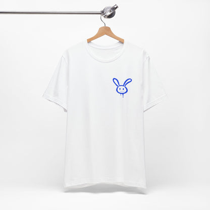 Lucky Bunny Graffiti T-Shirt: Edgy Streetwear, Mental Health Awareness