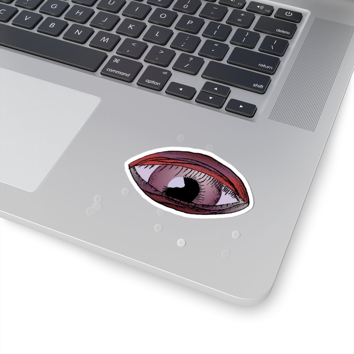 Gothic Eye Sticker: "Watcher of the Veil" Pastel Goth Vinyl Decal
