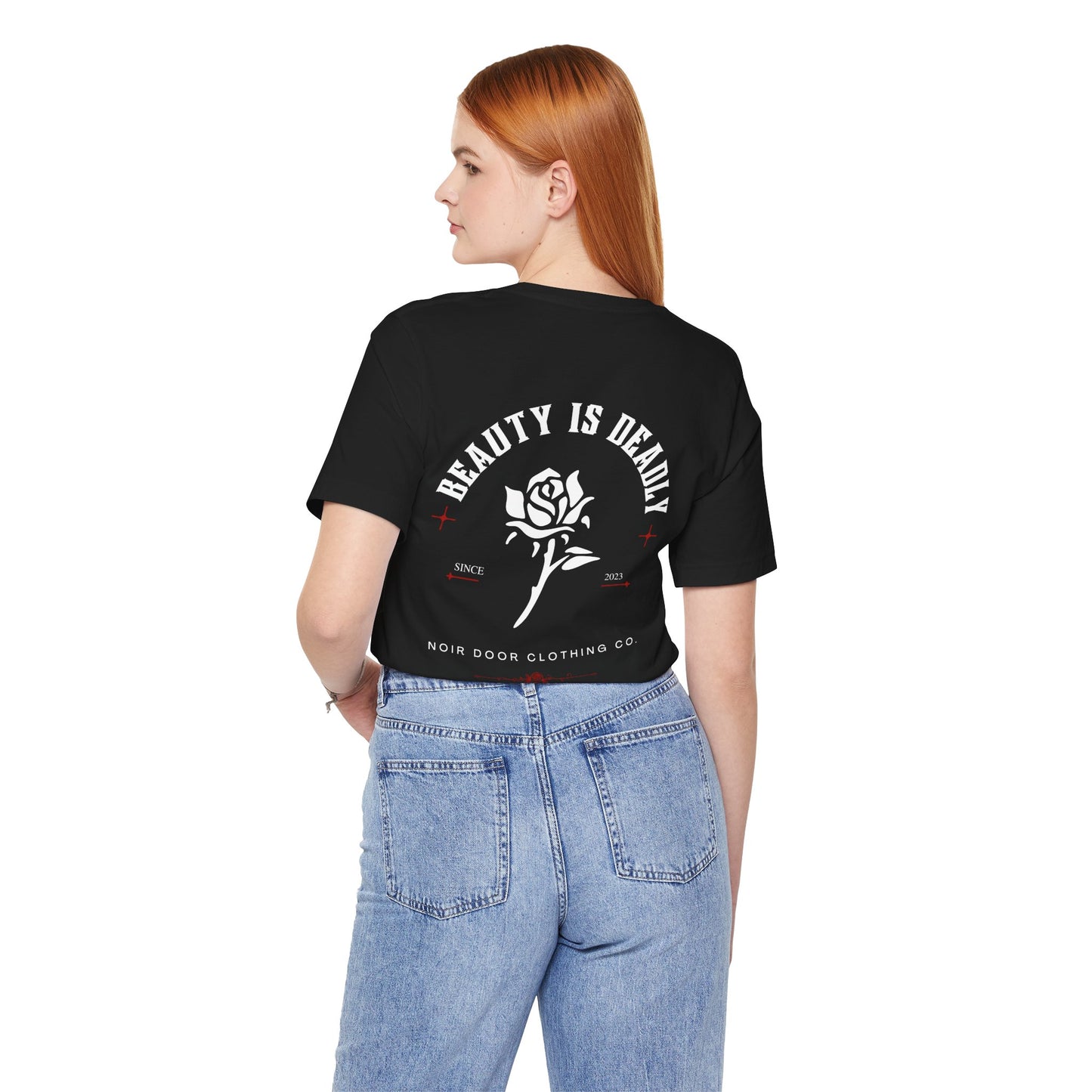 Hopeless Romantic T-Shirt: Red Rose Skeleton, Gothic Grunge Tee