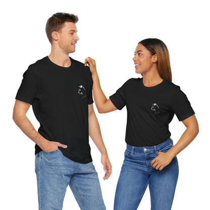 Life Is Art Cat T-Shirt: Happy Accidents Design