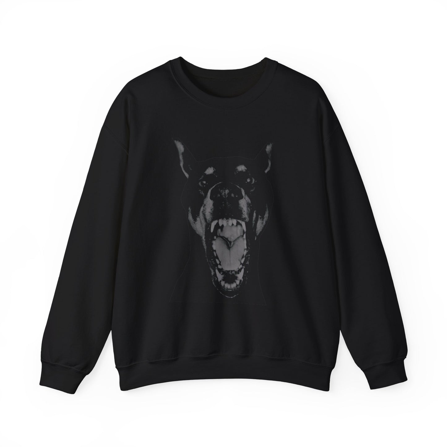 Edgy Doberman Sweatshirt: Alternative Streetwear, Mental Health Design