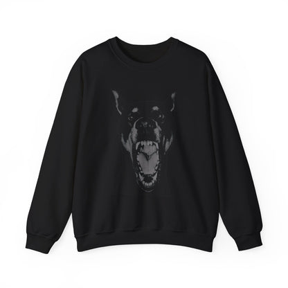 Edgy Doberman Sweatshirt: Alternative Streetwear, Mental Health Design