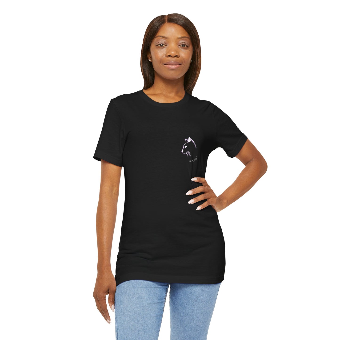 Life Is Art Cat T-Shirt: Happy Accidents Design