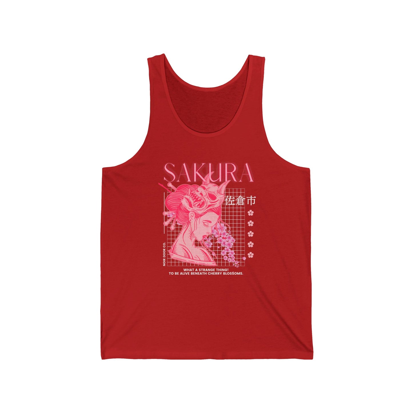 Cherry Blossom Tank Top: Japanese Pastel Goth Fashion