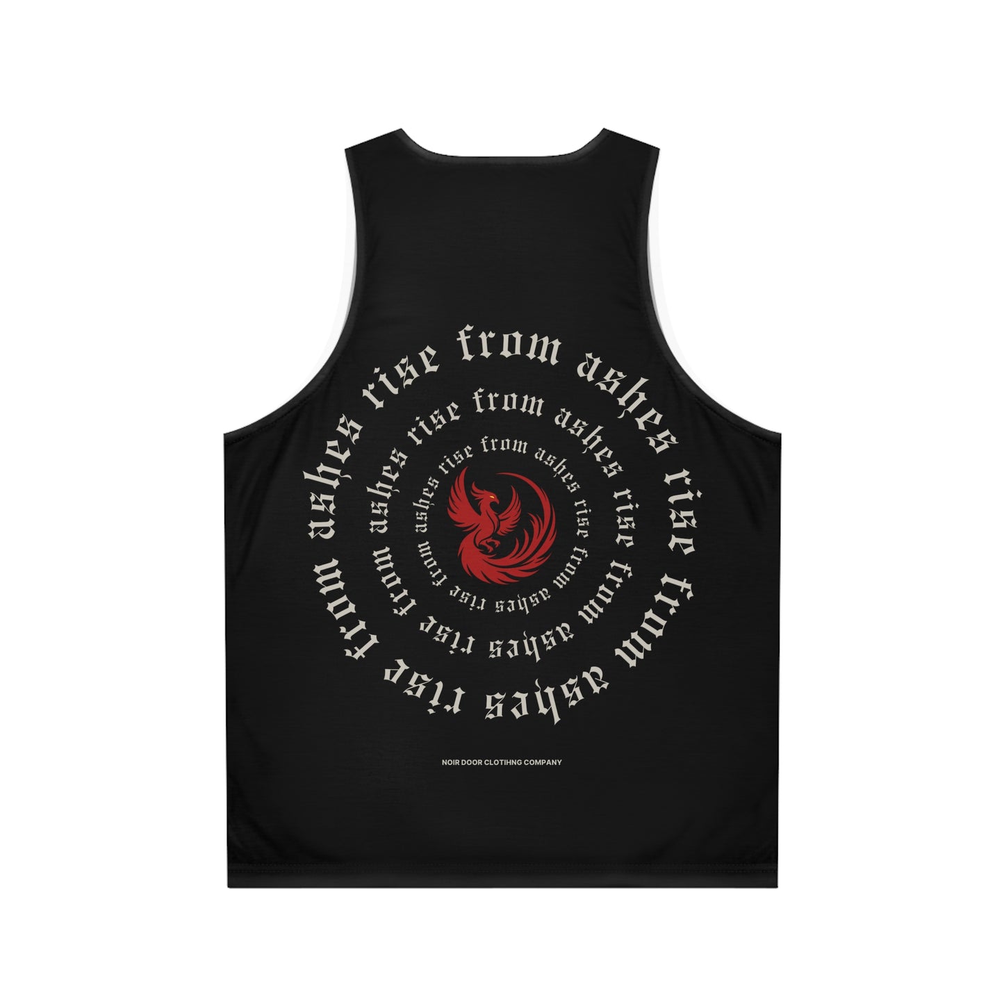 Phoenix Tank Top: Rise From Ashes, Motivational Gym Apparel