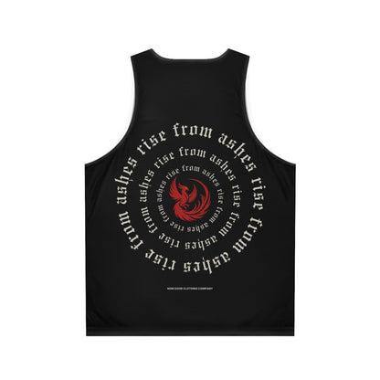Phoenix Tank Top: Rise From Ashes, Motivational Gym Apparel