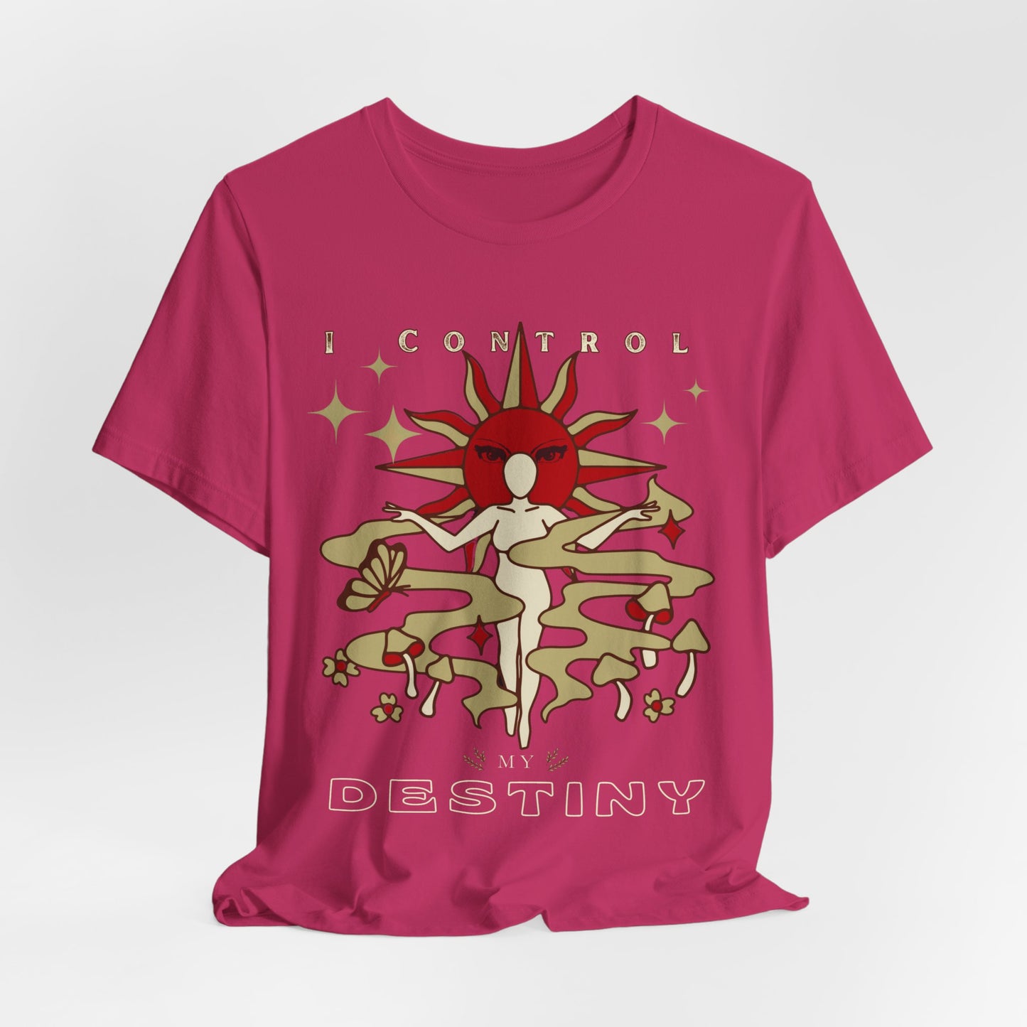 Celestial Sun Sign T-Shirt: Witchy Vibes, Mother Earth Apparel
