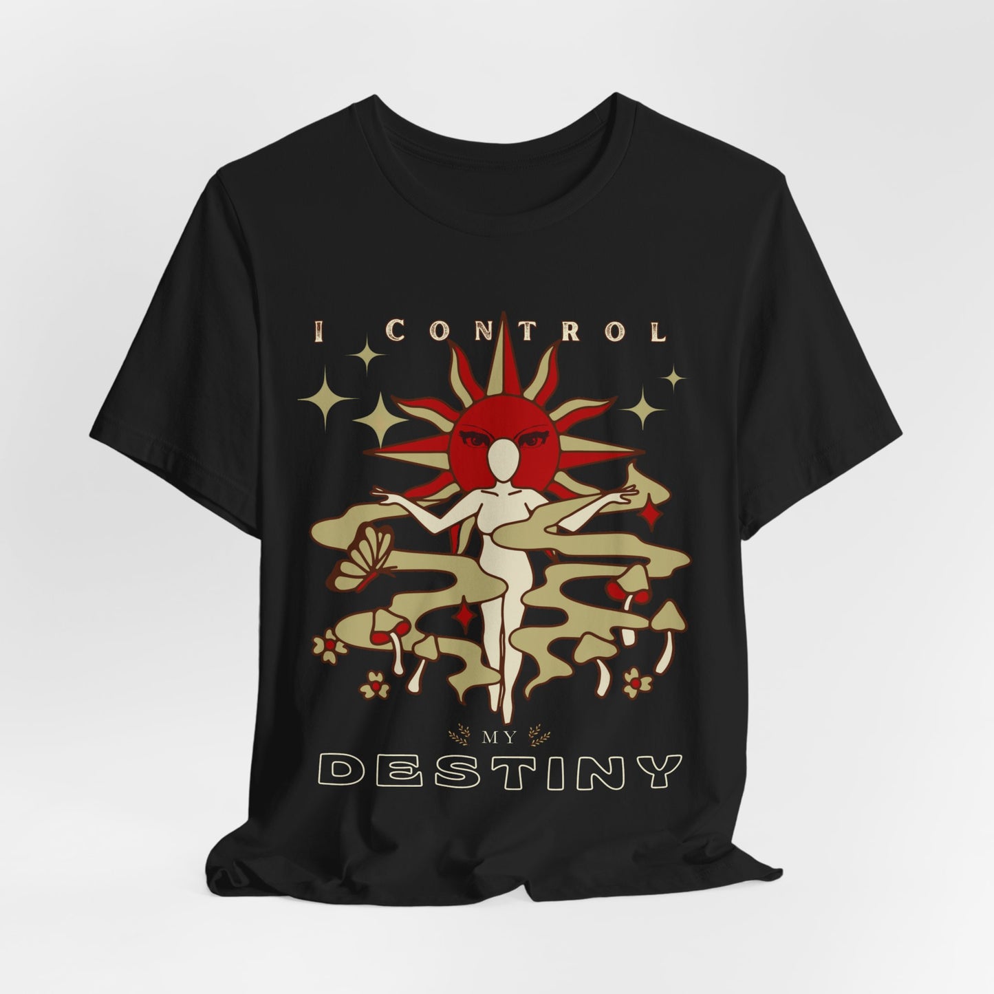 Celestial Sun Sign T-Shirt: Witchy Vibes, Mother Earth Apparel