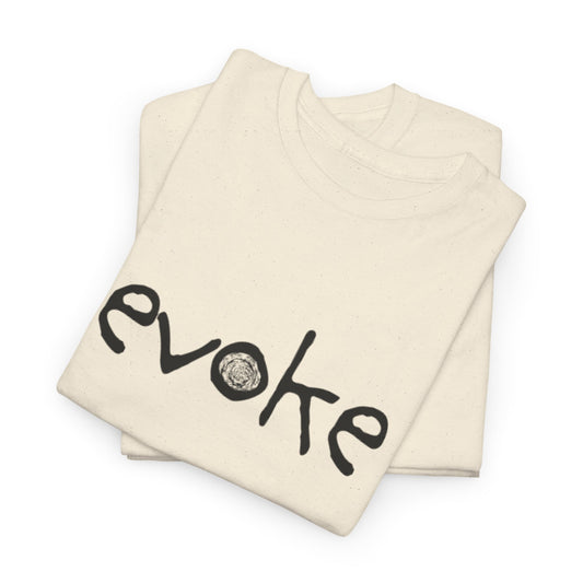 Evoke Minimalist Tee — Artistic Statement Shirt for the Creative Mind