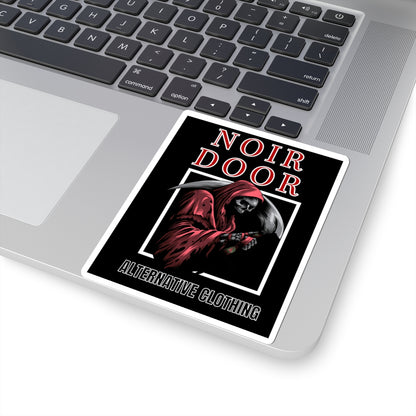 Grim Reaper Sticker: Gothic Memento Mori Art, Alternative Style