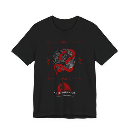 Mystical Snake Moon T-Shirt: Occult Graphic Tee, USA Made