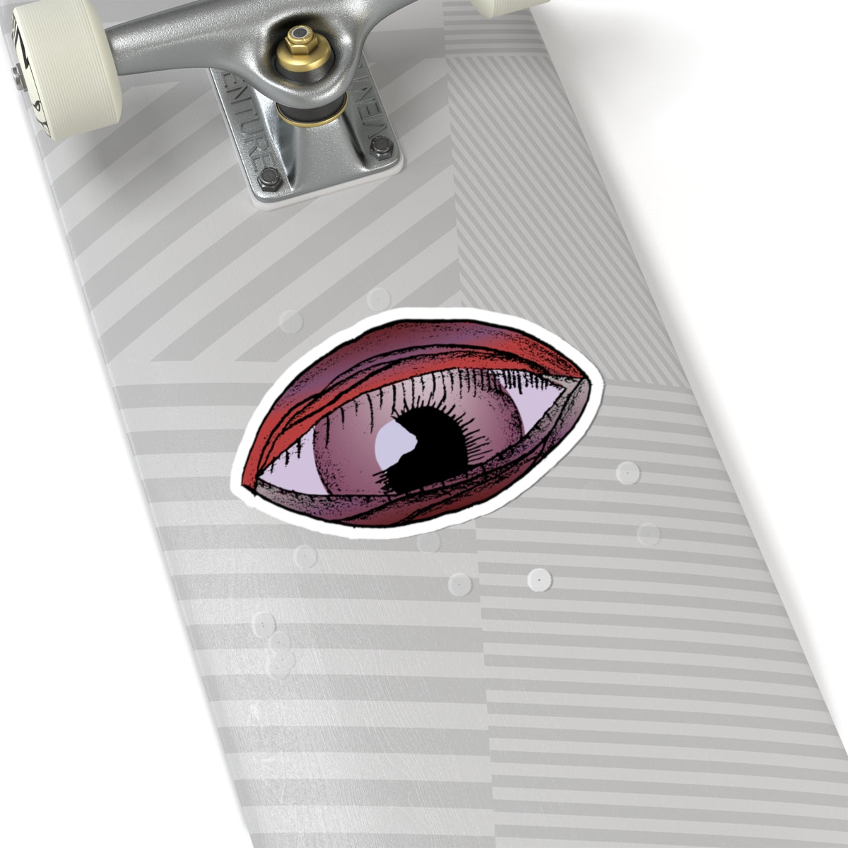 Gothic Eye Sticker: "Watcher of the Veil" Pastel Goth Vinyl Decal