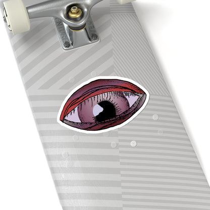 Gothic Eye Sticker: "Watcher of the Veil" Pastel Goth Vinyl Decal