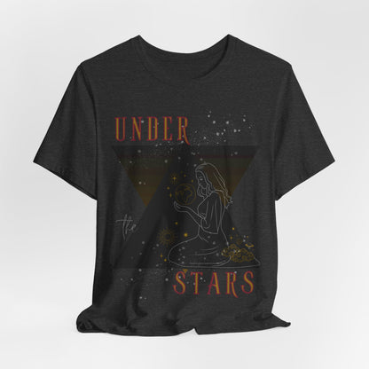 Cosmic Goddess T-Shirt: Celestial Witch, Astrology Lover, Boho Fashion