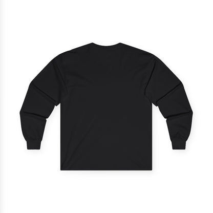 Mindfulness Long Sleeve Tee: 'Be Here Now' Graphic, Unisex Mental Health Top