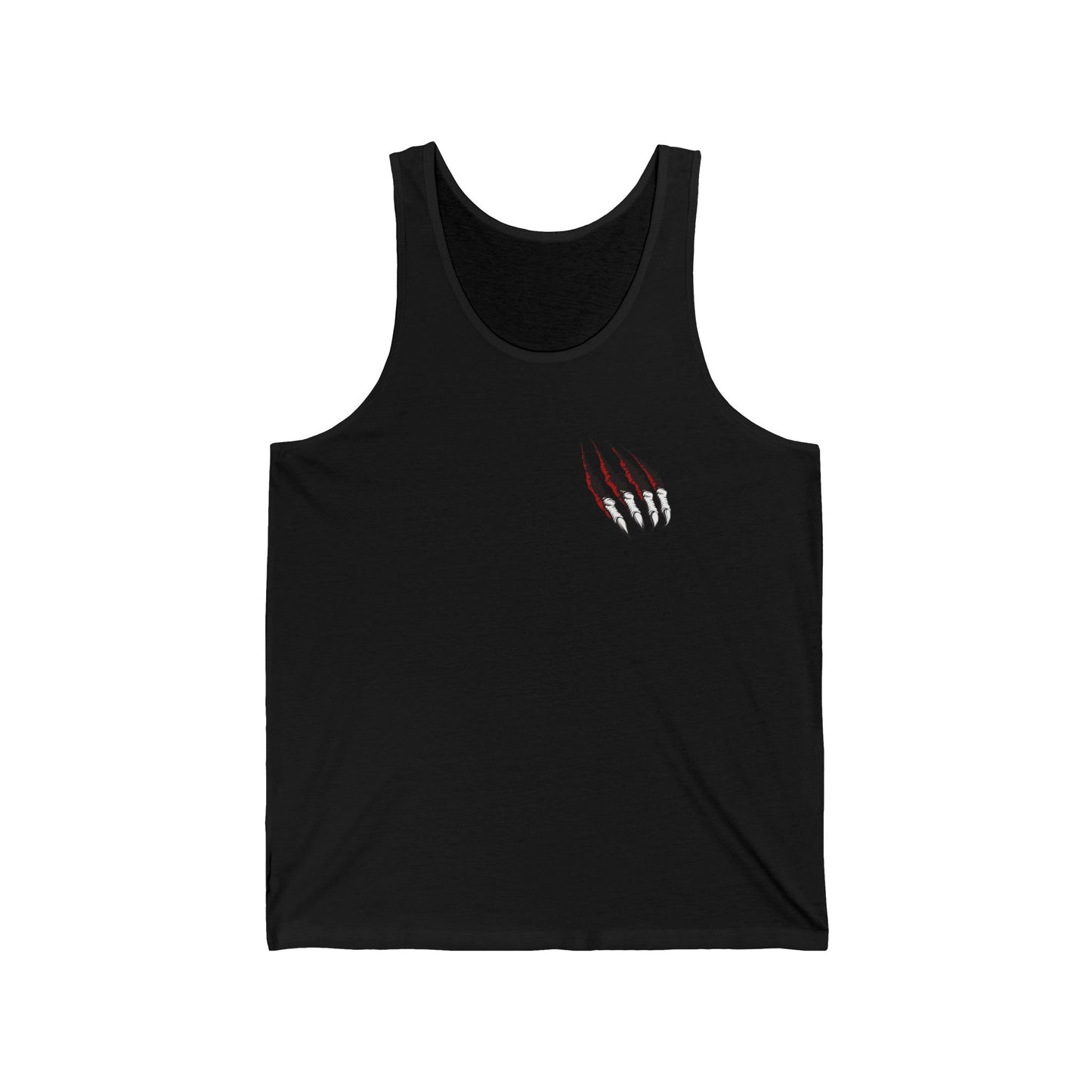 Black Claw Graphic Tank Top: Alternative Gothic Fashion