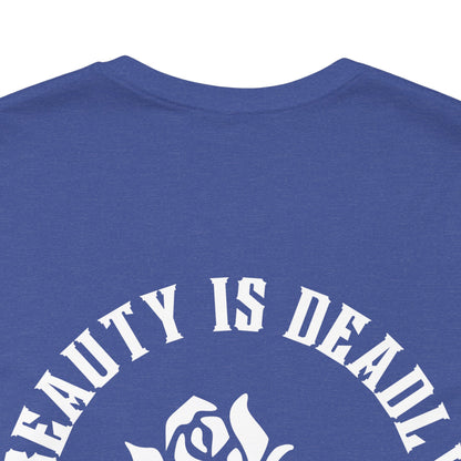 Hopeless Romantic T-Shirt: Red Rose Skeleton, Gothic Grunge Tee