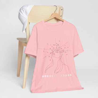 Mystical Imagination Tee: Moon Phases, Witchy Style
