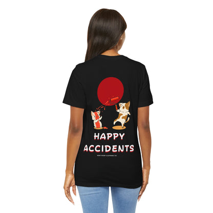 Life Is Art Cat T-Shirt: Happy Accidents Design