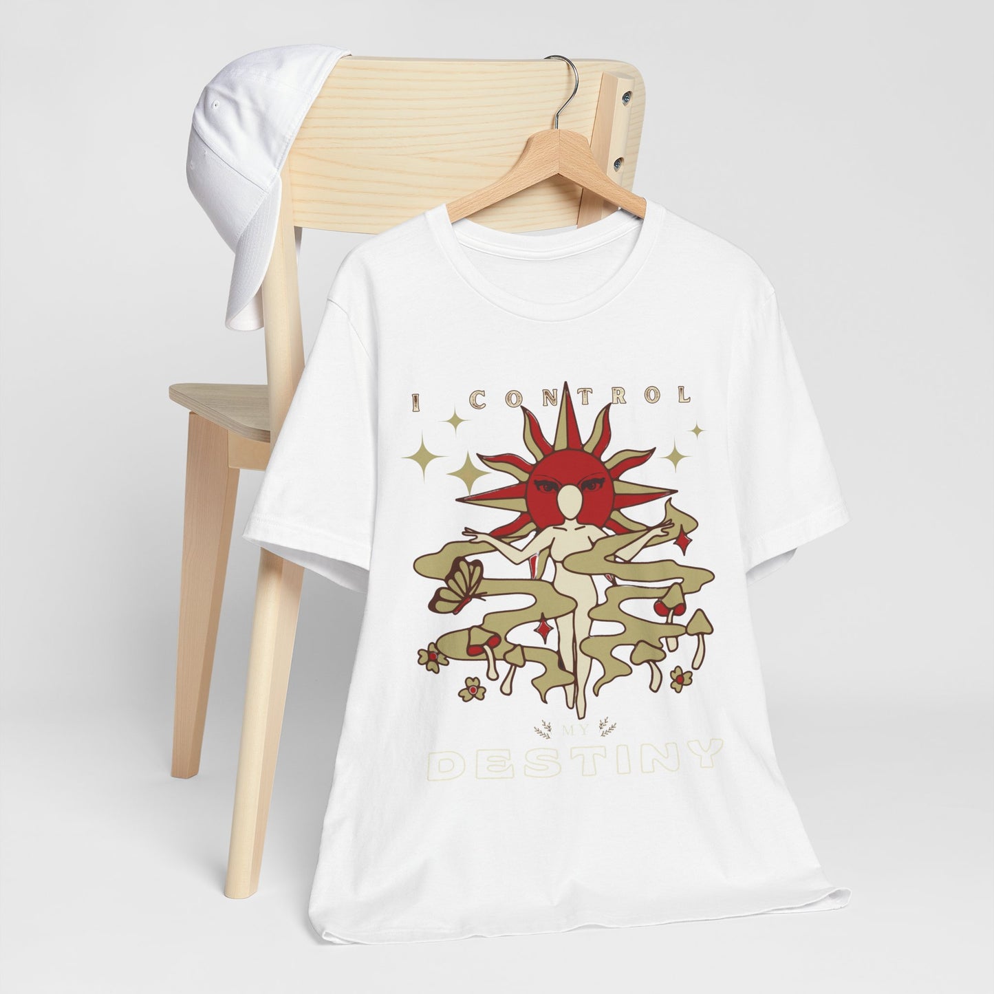 Celestial Sun Sign T-Shirt: Witchy Vibes, Mother Earth Apparel
