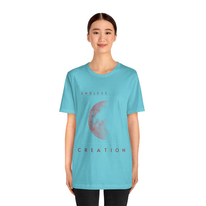 Red Moon Graphic T-Shirt: Celestial Witchy Top, Astrology Gift