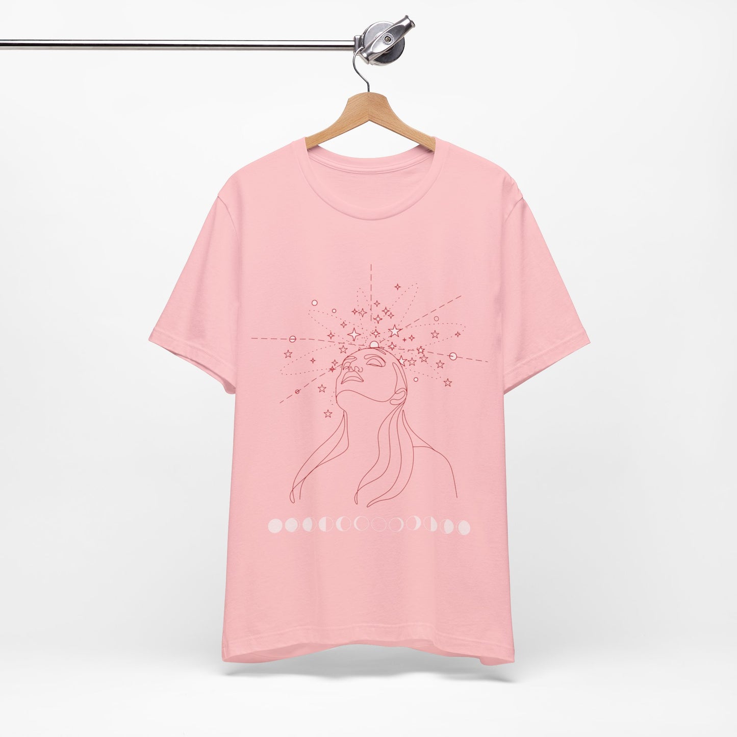 Mystical Imagination Tee: Moon Phases, Witchy Style