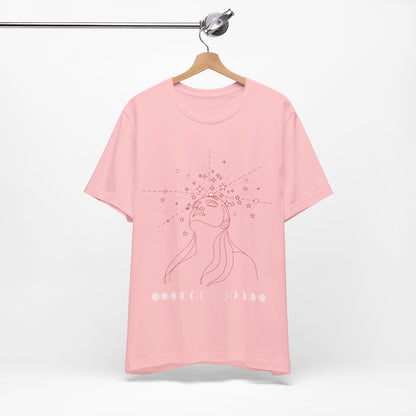 Mystical Imagination Tee: Moon Phases, Witchy Style