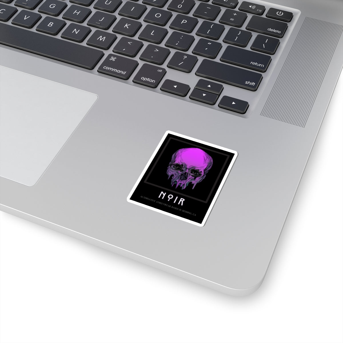 Delve Deeper Sticker, Purple Skull, Introspection Stickers for Notebooks, Aesthetic Apparel, Dripping Skull Print, Alternative Streetwear